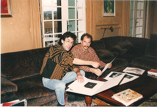 Photo 1991 Patrick Salducci avec-Georges-Fiszman