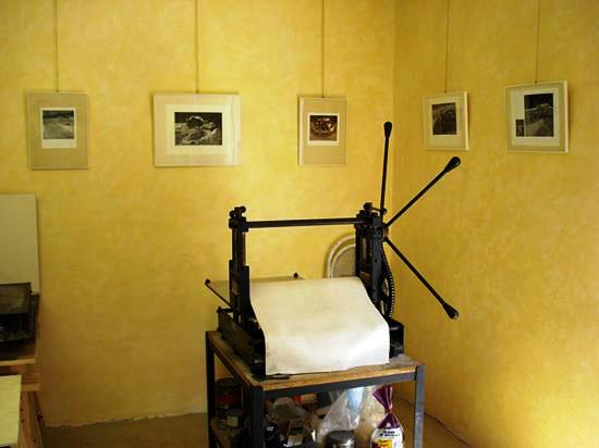 2009-atelier-Vauban Marseille Presse pour Gravure