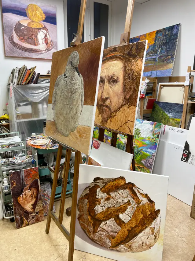 Atelier de Patrick Salducci artiste peintre Marseille