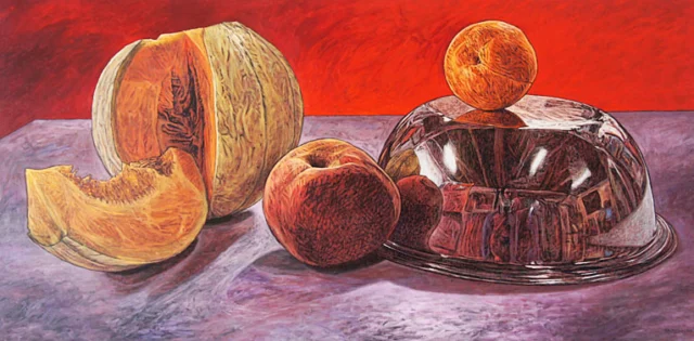 Pienture à l'huile nature morte par Patrick Salducci artiste peintre