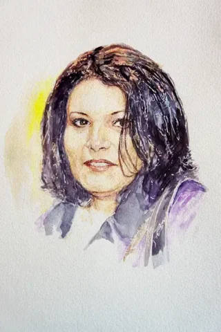 Commande Portrait Kheira Salducci par Patrick Salducci