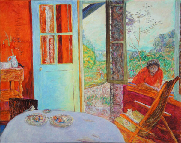 Reproduction Bonnard Salle à manger à la Compagne par Patrick Salducci Artiste Peintre